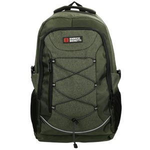 Enrico Benetti Yellow Stone 15'' Laptop Rugzak olijf Laptoprugzak