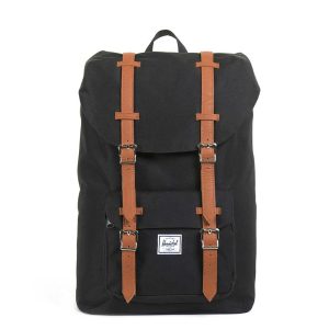 Herschel Supply Co. Little America Mid-Volume Rugzak black/tan Laptoprugzak