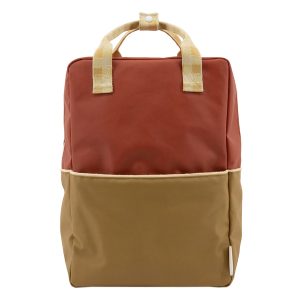 Sticky Lemon Colourblocking Backpack Large fig brown apple tree vanilla sorbet