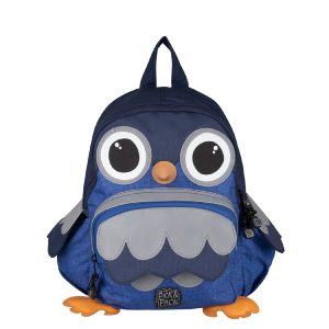 Pick & Pack Rugzak Owl Shape Blue melange