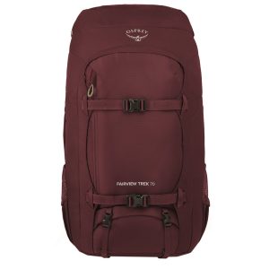 Osprey Fairview Trek 70 zircon red backpack