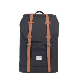 Herschel Supply Co. Retreat Mid-Volume Rugzak black/tan Laptoprugzak
