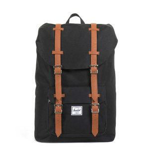Herschel Supply Co. Little America Mid-Volume Rugzak black/tan Laptoprugzak