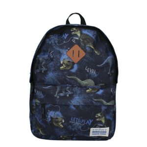 Kidzroom Rugzak Skooter Dinogames navy
