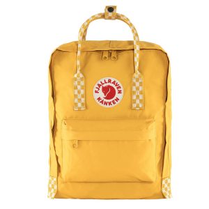 Fjällräven Kanken Rugzak Ochre / Chess Pattern
