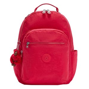 Kipling Seoul Rugzak true pink backpack