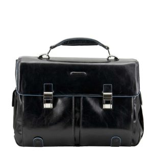 Piquadro Blue Square Computer Briefcase black