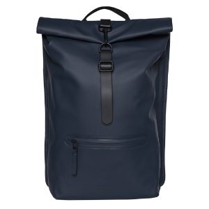 Rains Rolltop Rucksack navy backpack