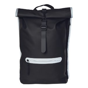 Rains Rolltop Rucksack Reflective black reflective backpack