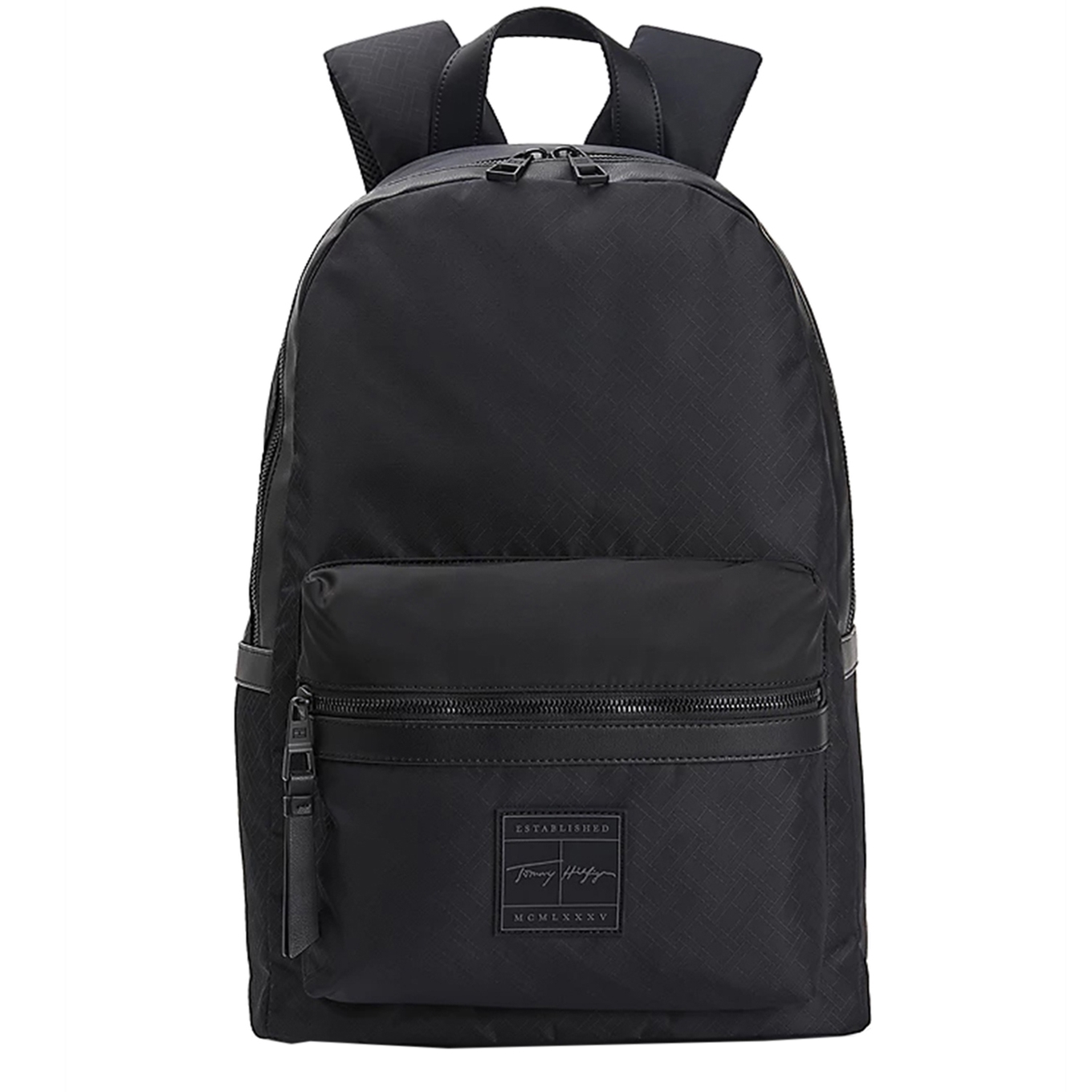 Tommy Hilfiger Signature Backpack black flag monogram Tas2go