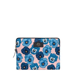 Wouf Azur iPad hoes blue flowers Laptopsleeve