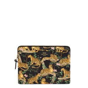 Wouf Black Lazy Jungle iPad hoes black Laptopsleeve