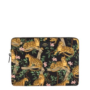 Wouf Black Lazy Jungle Laptophoes 15" black Laptopsleeve