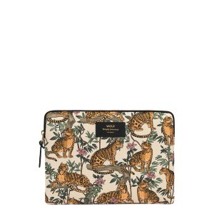 Wouf Lazy Jungle iPad hoes beige Laptopsleeve