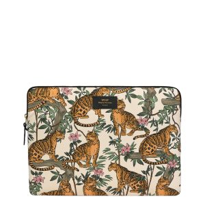 Wouf Lazy Jungle Laptophoes 15" beige Laptopsleeve