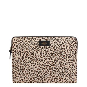 Wouf Pink Savannah Laptophoes 15" pink leopard Laptopsleeve