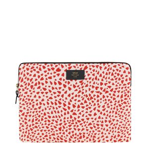 Wouf White Hearts Laptophoes 15" wit Laptopsleeve
