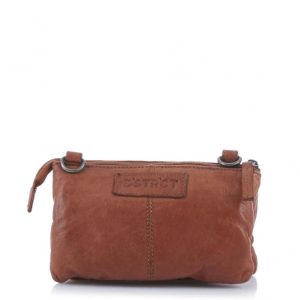 DSTRCT Harrington Road Small Bag Clutch Schoudertas Cognac