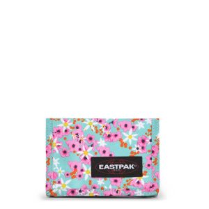 Eastpak Crew Portemonnee met Klittenbandsluitting Ditsy Turquoise