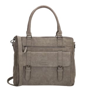 Enrico Benetti Schoudertas / Handtas Amy 15'' Mid Grijs