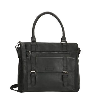 Enrico Benetti Schoudertas / Handtas Amy 15'' Zwart