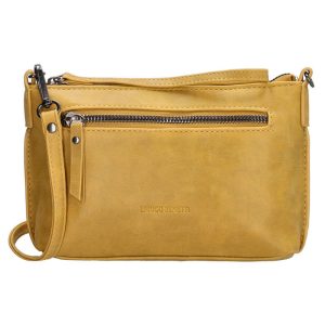 Enrico Benetti Schoudertasje/Clutch Zoë Okergeel