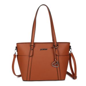 Pulcher New York Schoudertas 14" Cognac