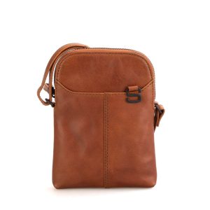 Spikes & Sparrow Crossbody Schoudertasje Brandy