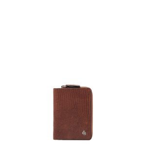 Castelijn & Beerens Donna Damesportemonnee Ritsvak 4 Pasjes RFID cognac Dames portemonnee