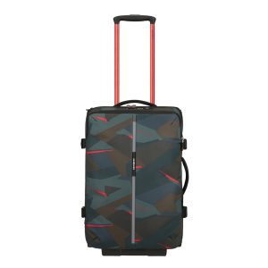 Samsonite Securipak Duffle/Wheels 55 deep forest camo Handbagage koffer Trolley