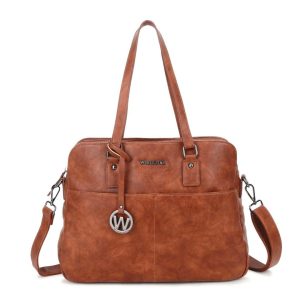 Wimona Carlotta Laptoptas 13 inch 2092 Cognac