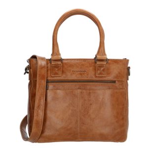 Hide & Stitches Handtas / Schoudertas Porto Bruin
