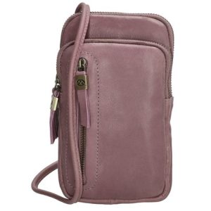 Micmacbags leren Telefoontasje Daydreamer Lila
