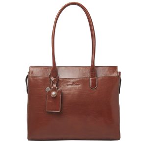 Castelijn & Beerens Gaucho Ellen Laptop Shoulderbag 15.6'' cognac