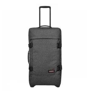 Eastpak Tranverz M black denim Trolley Reistas