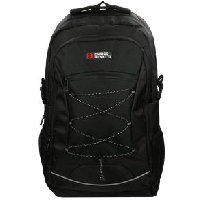 Enrico Benetti Yellow Stone 17'' Laptop Rugzak zwart