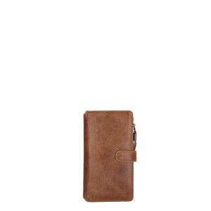 Micmacbags Porto Portemonnee / Telefoonhoesje bruin Dames portemonnee