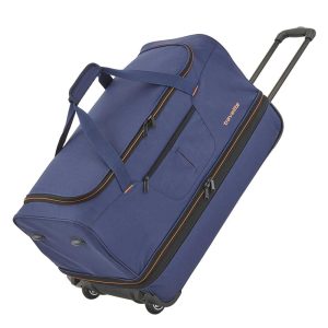 Travelite Basics Wheeled Duffle 70 Expandable marine Trolley Reistas