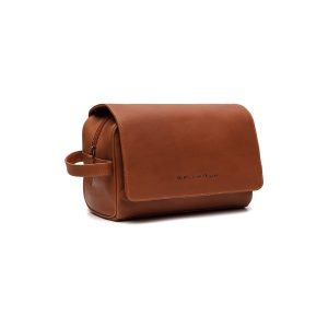 Chesterfield Bags leren Toilettas Rosario Cognac