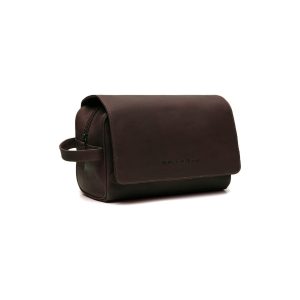 Chesterfield Bags leren Toilettas Rosario Bruin