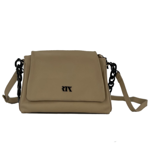 RTX Leren schoudertas Malmo beige