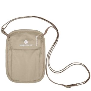 Eagle Creek Necessities RFID Blocker Neck Wallet tan
