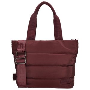 Zebra Trends Puffer Handtas/Schoudertas Elske Bordeaux