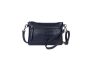 Wimona Schoudertasje / Clutch Croco Marta Donker Blauw