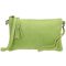 Charm Suède Clutch / Avondtasje Lime Groen