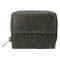 Leather Design Portemonnee Flower Groen