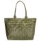 Charm London Handtas Woven Elisa Olijf Groen