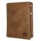Leather Design Paspoort Portemonnee Hunter Bruin