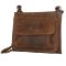 Leather Design Leren Schoudertasje / Heuptasje Bruin