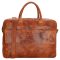 Micmacbags Colorado laptoptas 17,3 inch Cognac